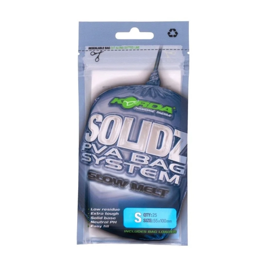 Korda Solidz Slow Melt PVA Bags S